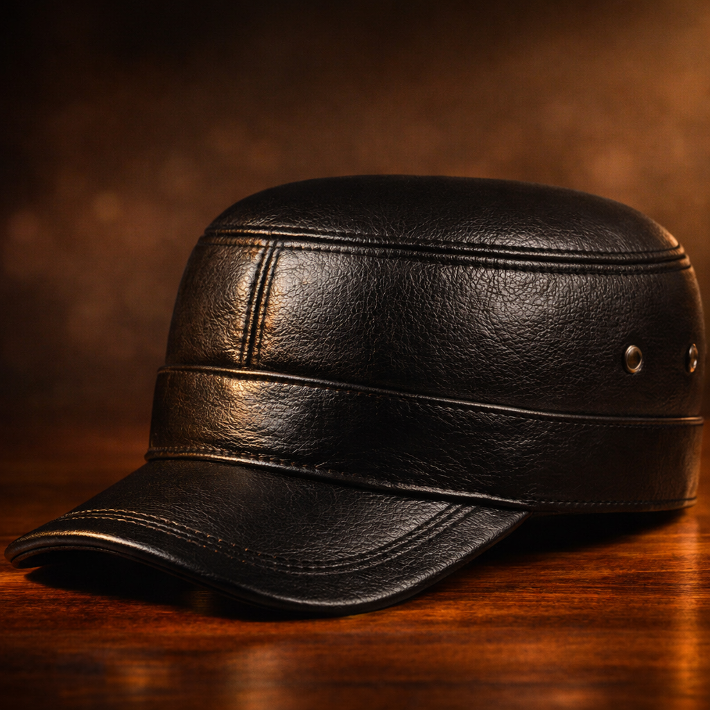 Harrington Genuine Leather Cap