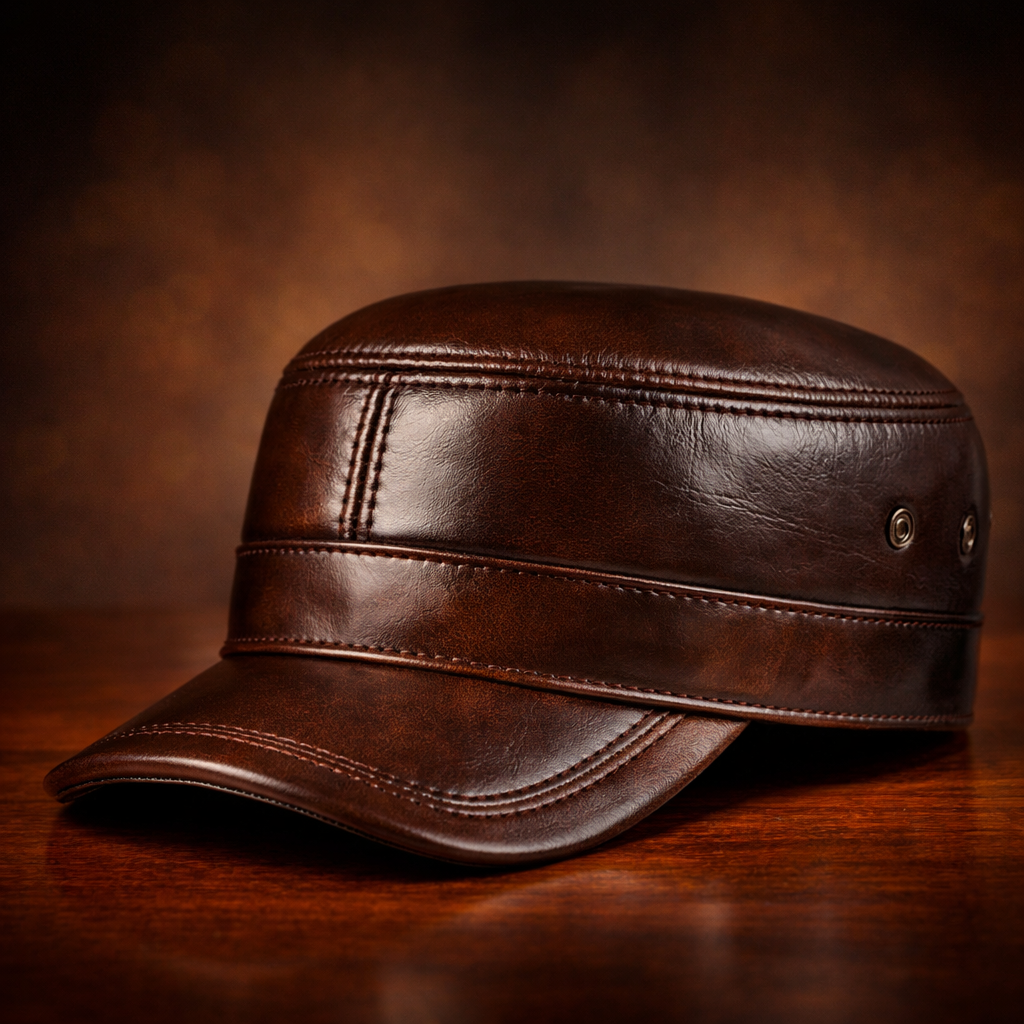 Harrington Genuine Leather Cap