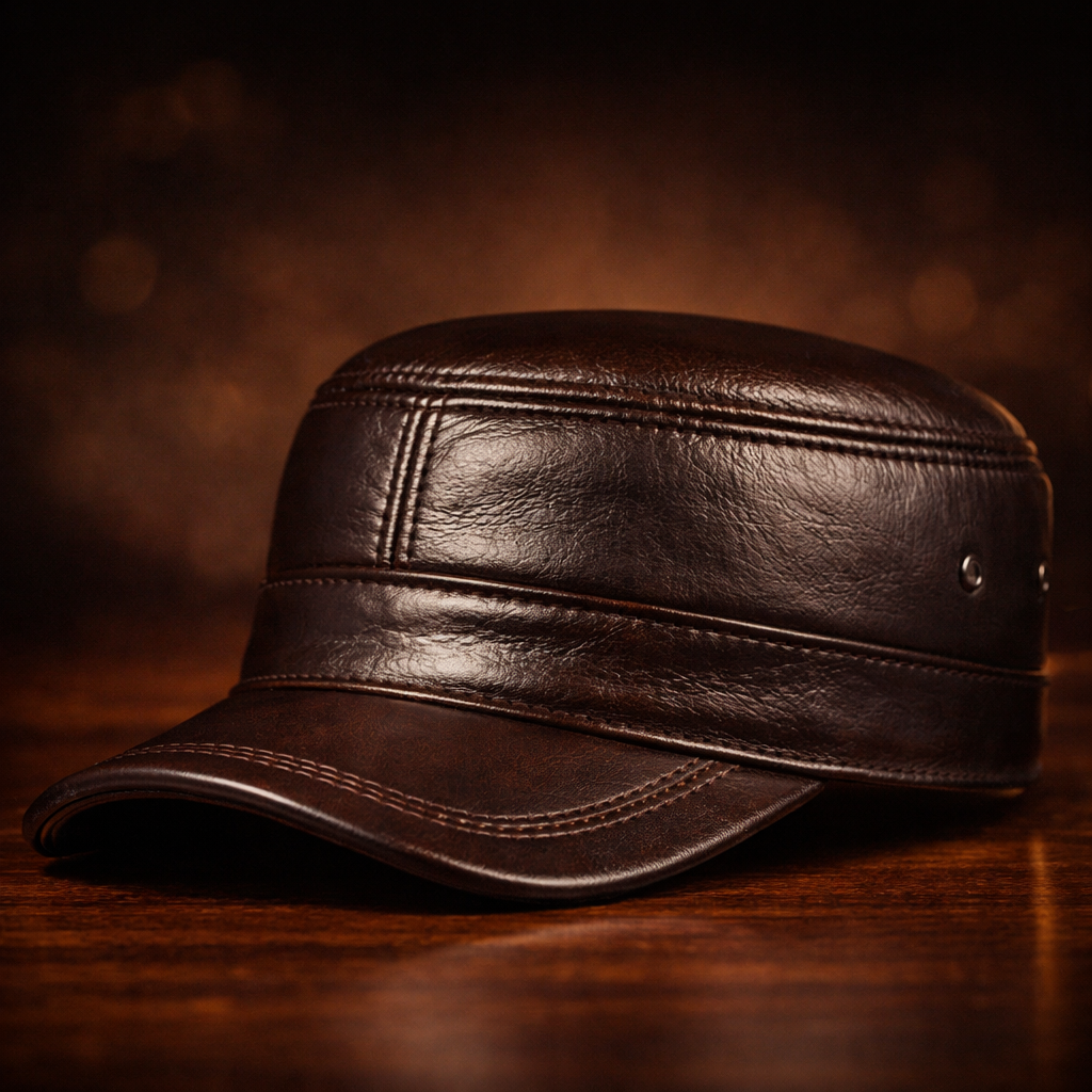 Harrington Genuine Leather Cap