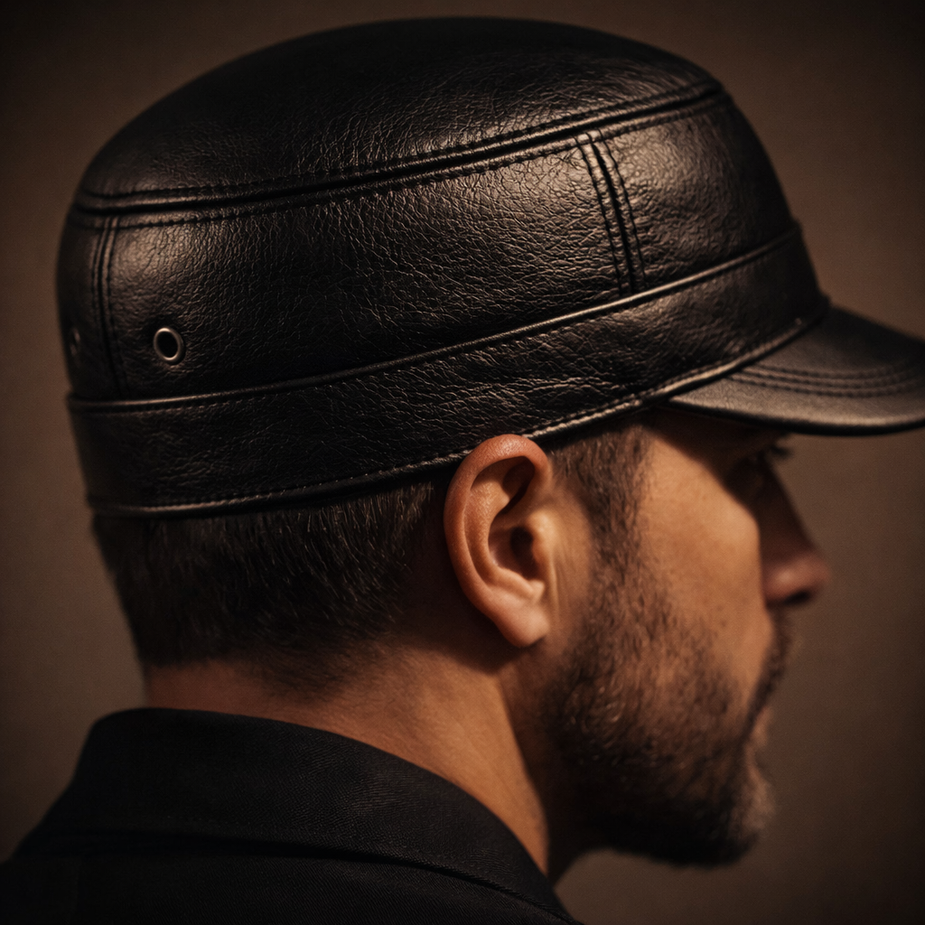 Harrington Genuine Leather Cap