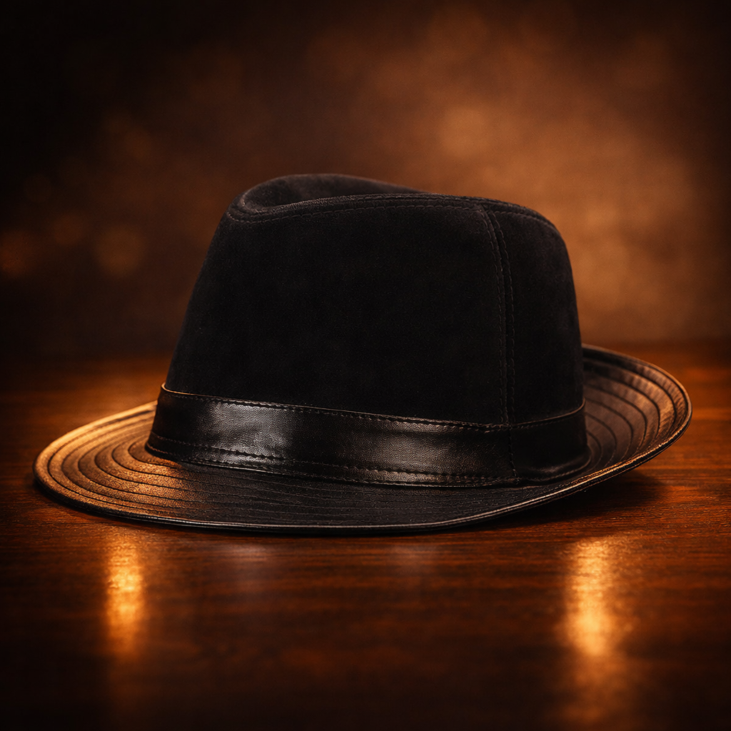 Matteo Genuine Leather Hat