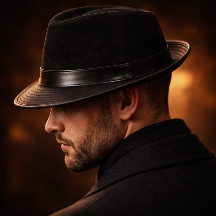 Matteo Genuine Leather Hat