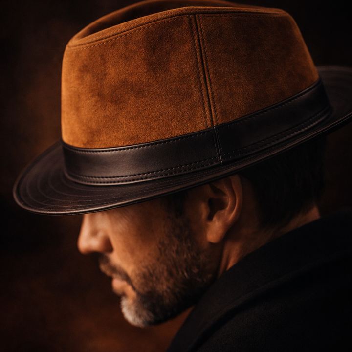 Matteo Genuine Leather Hat