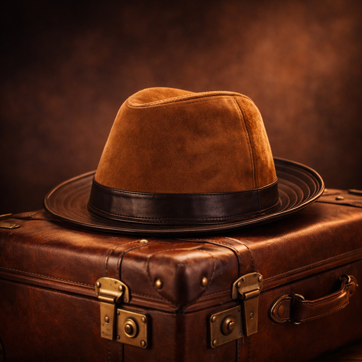 Matteo Genuine Leather Hat