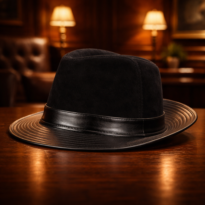 Matteo Genuine Leather Hat