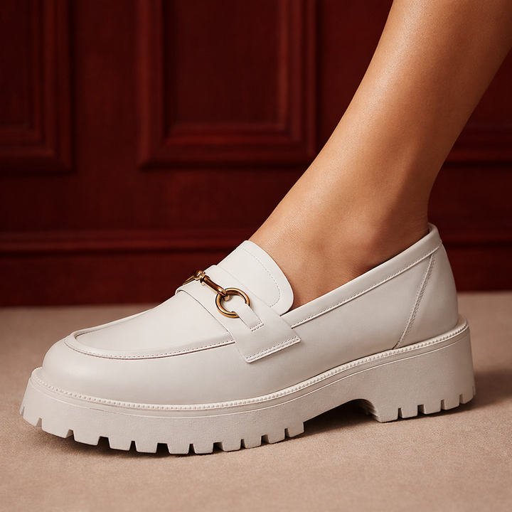 Solea Leather Platform Loafers