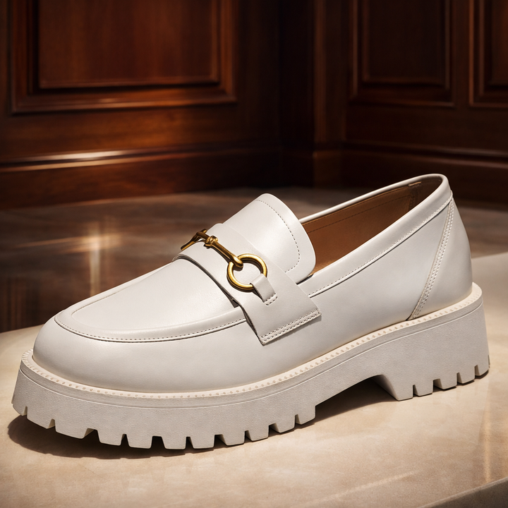 Solea Leather Platform Loafers