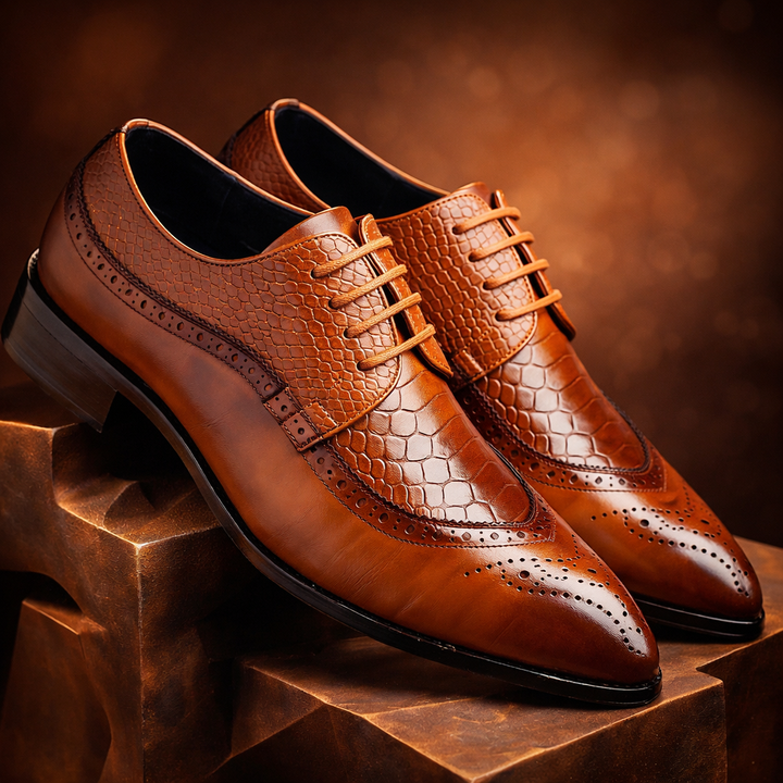 Lucca Genuine Leather Dress Shoes