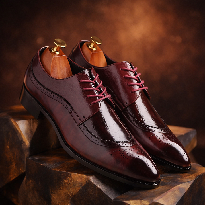 Lucca Genuine Leather Dress Shoes
