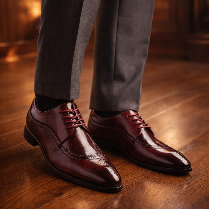 Lucca Genuine Leather Dress Shoes