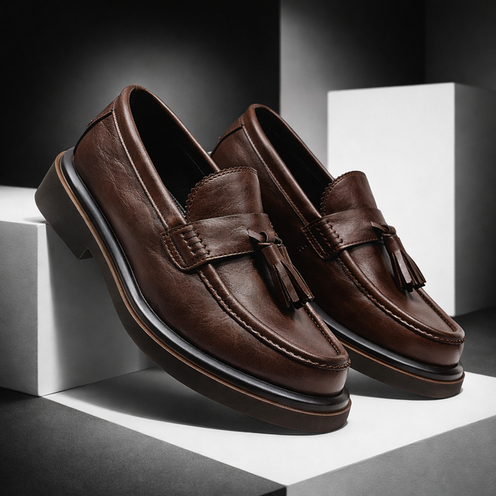 Cardinal Leather Tassel Loafers