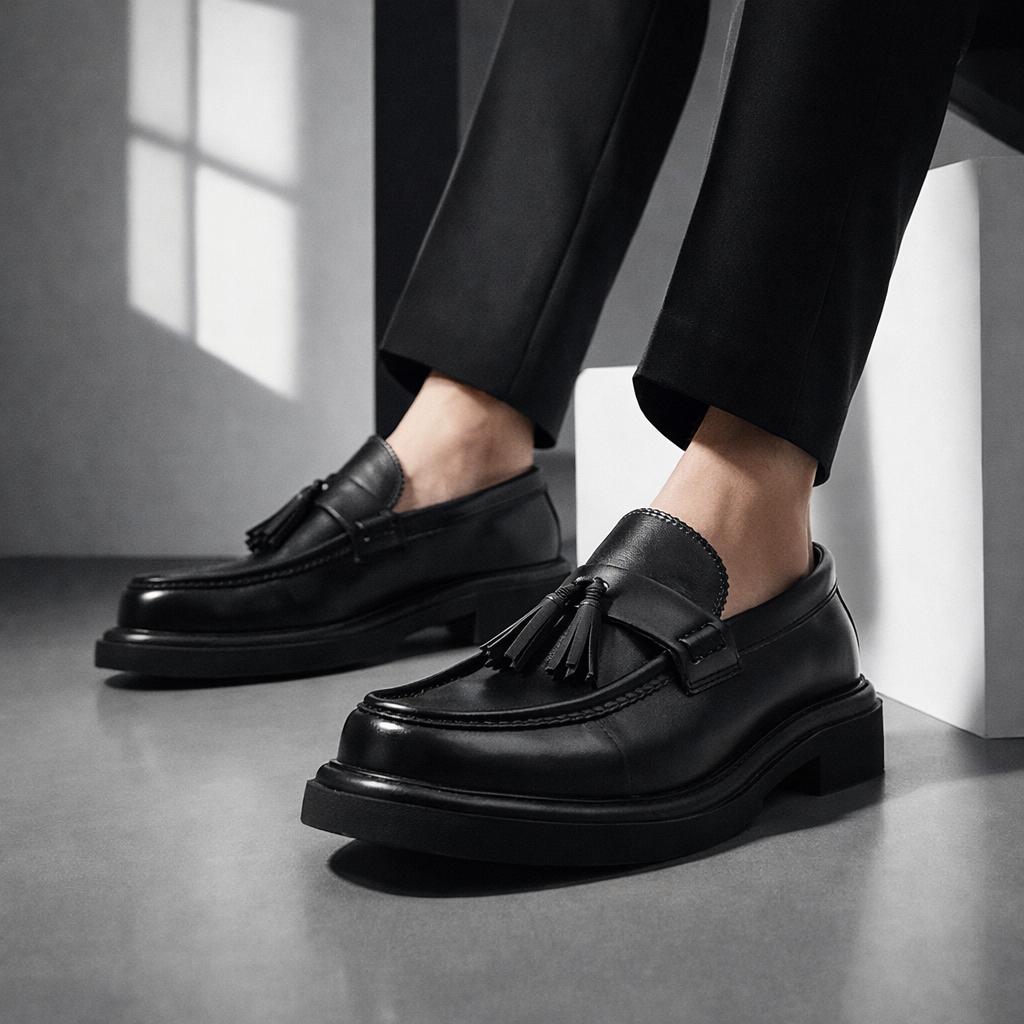 Cardinal Leather Tassel Loafers