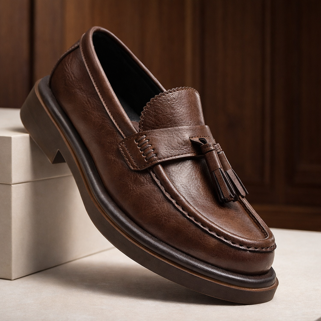 Cardinal Leather Tassel Loafers