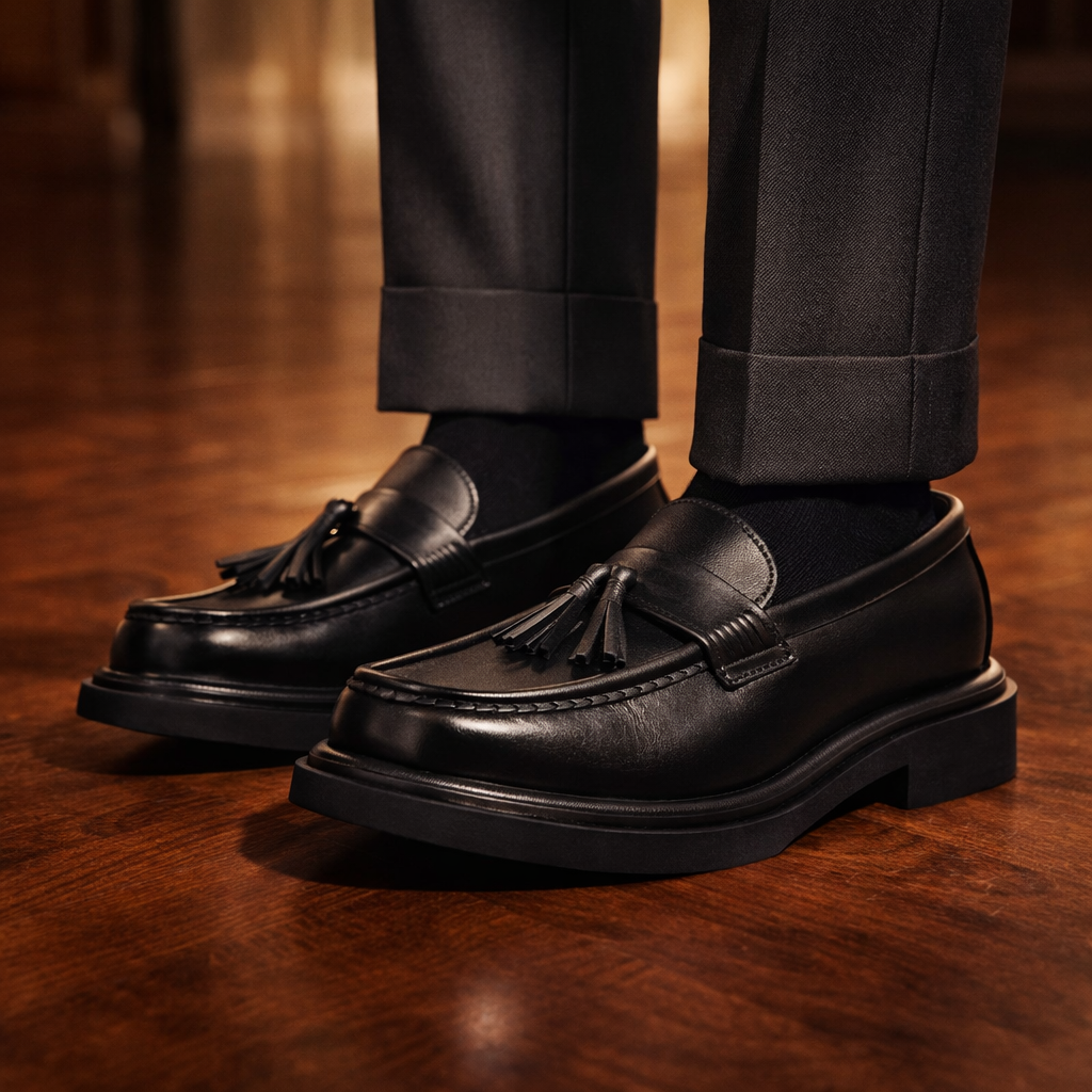 Cardinal Leather Tassel Loafers