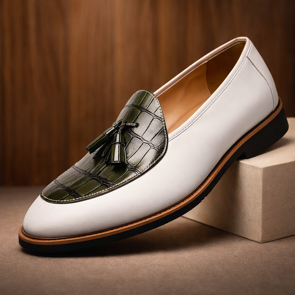 Marcello Tassel Leather Loafers