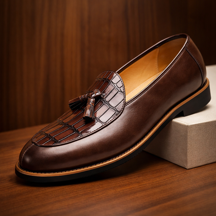 Marcello Tassel Leather Loafers