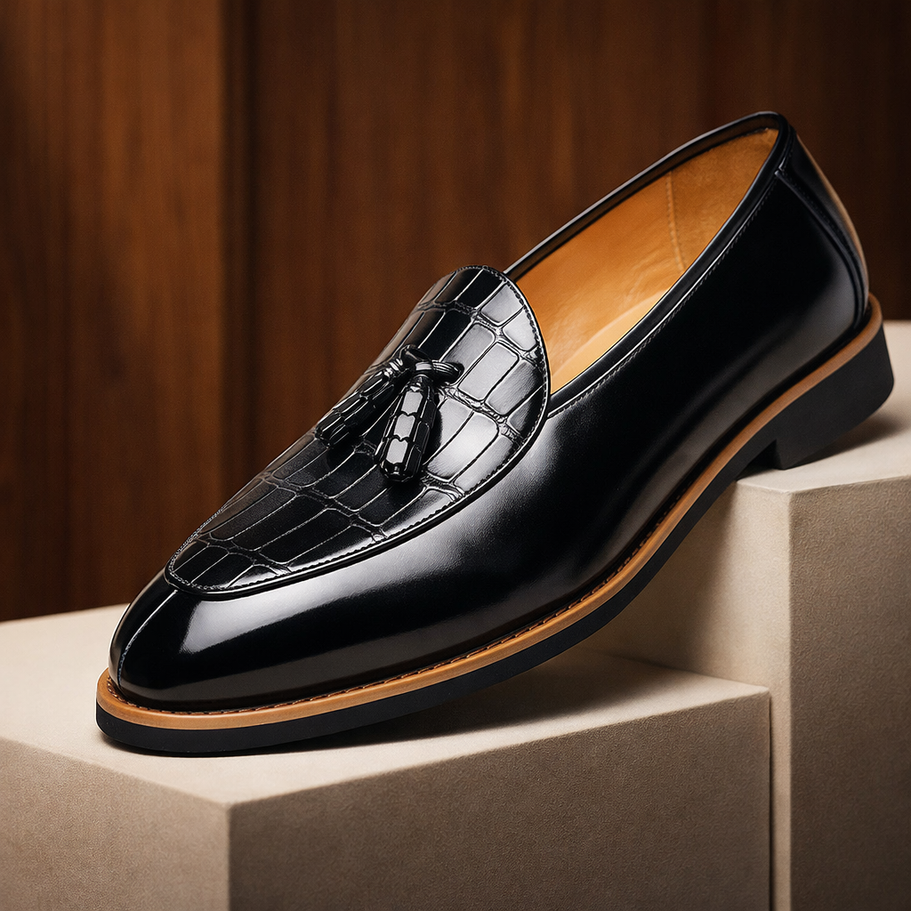 Marcello Tassel Leather Loafers