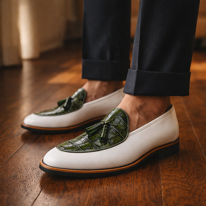 Marcello Tassel Leather Loafers
