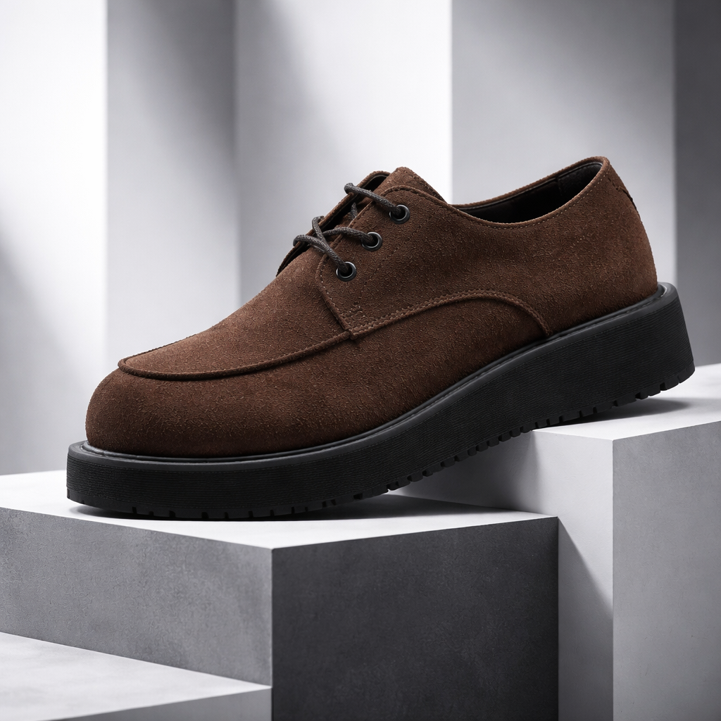 Hudson Suede Lug Derbies