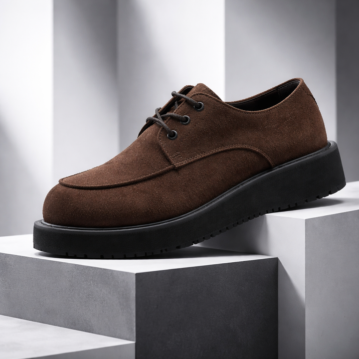 Hudson Suede Lug Derbies