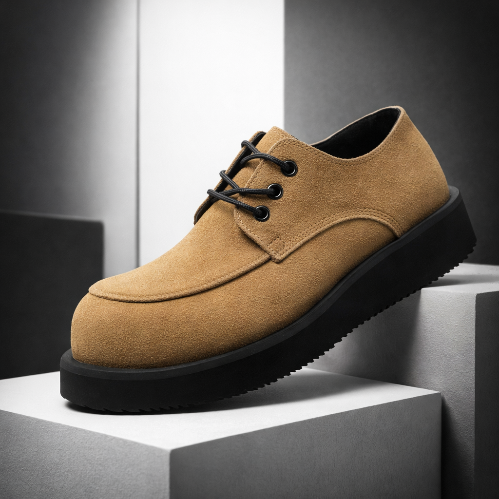 Hudson Suede Lug Derbies