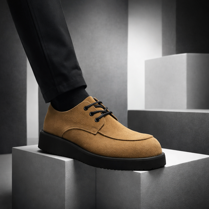 Hudson Suede Lug Derbies