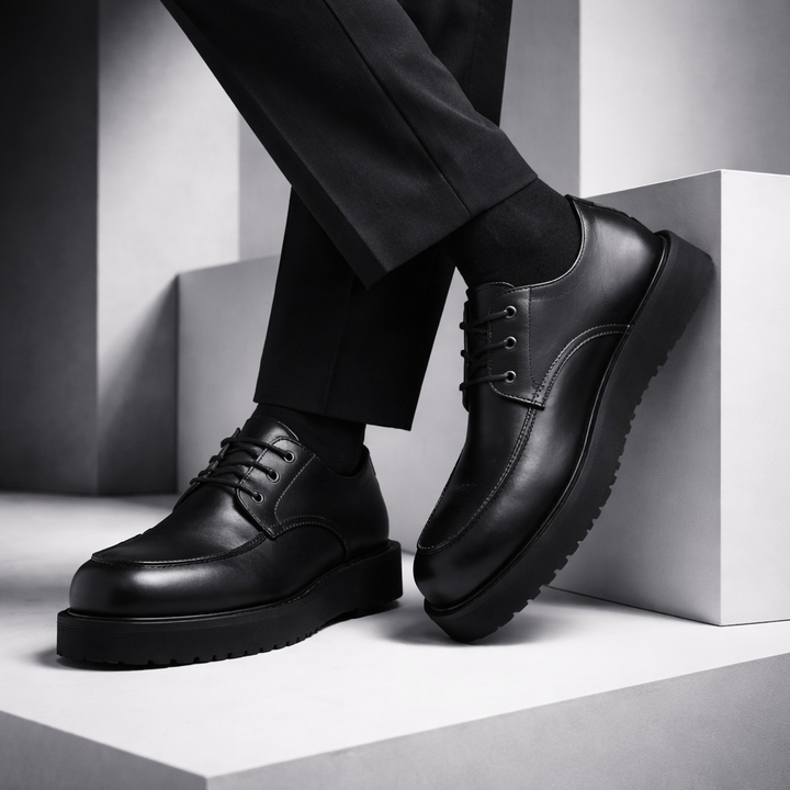 Hudson Suede Lug Derbies