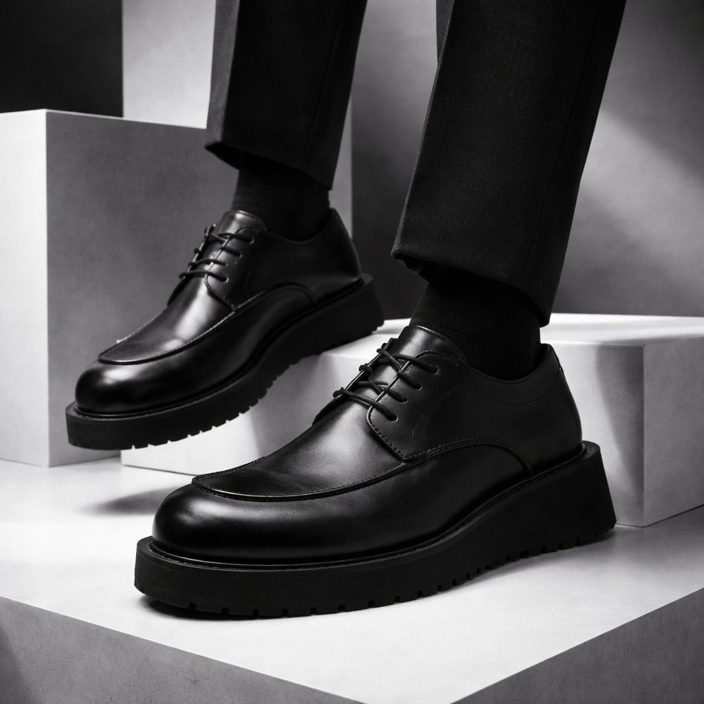 Hudson Suede Lug Derbies