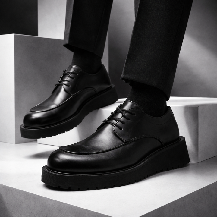 Hudson Suede Lug Derbies