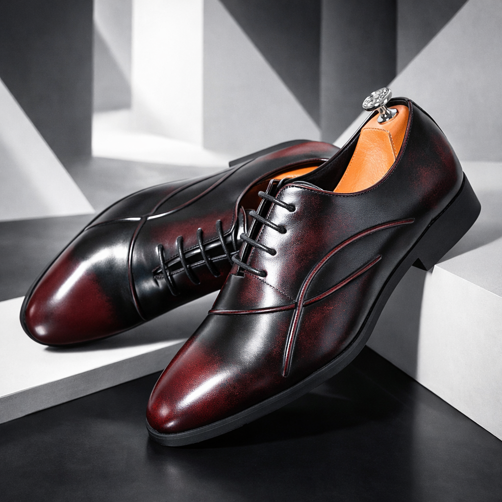 Calenzo Leather Dress Shoes