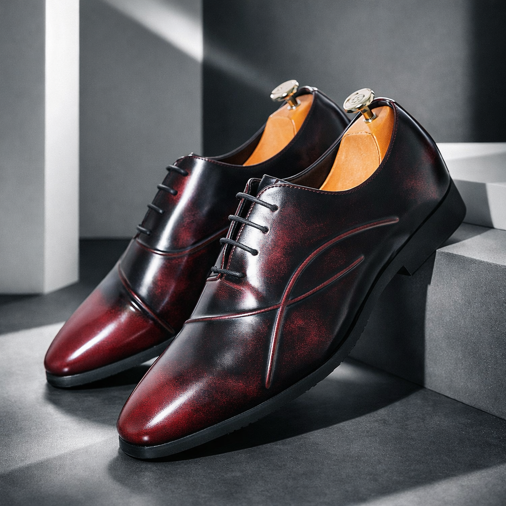 Calenzo Leather Dress Shoes