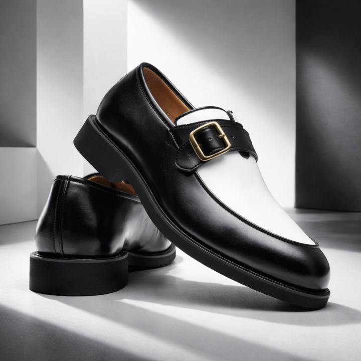 Valenno Leather Monk Straps