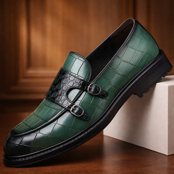 Alessandro Leather Monks