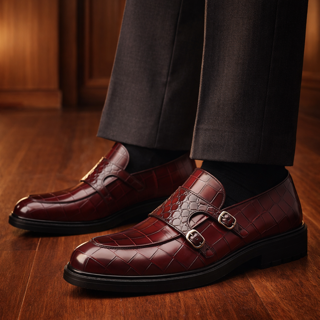 Alessandro Leather Monks