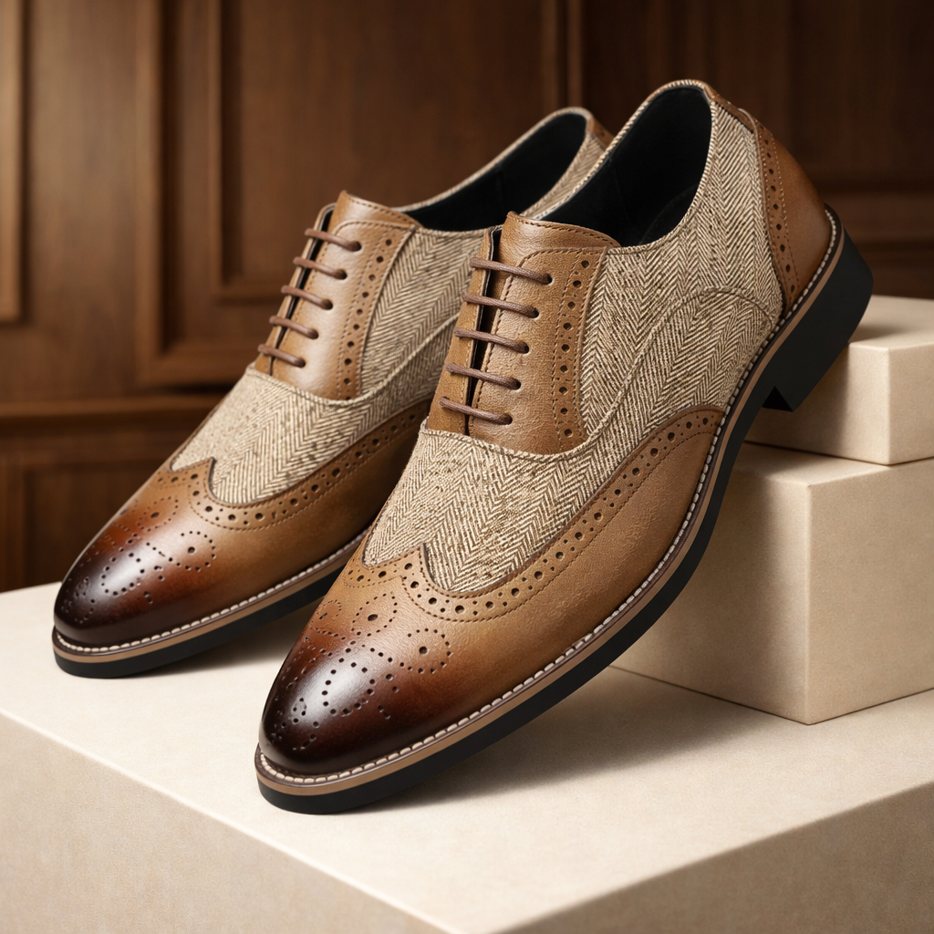 Bristol Genuine Leather Dress Shoes