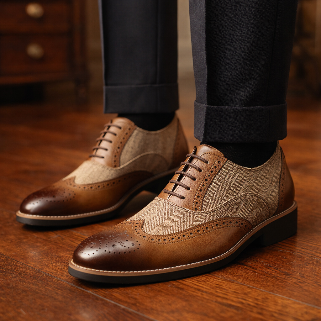 Bristol Genuine Leather Dress Shoes