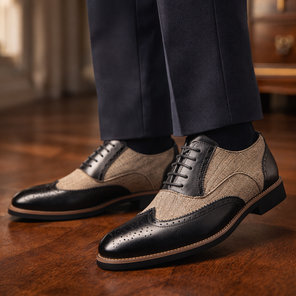 Bristol Genuine Leather Dress Shoes