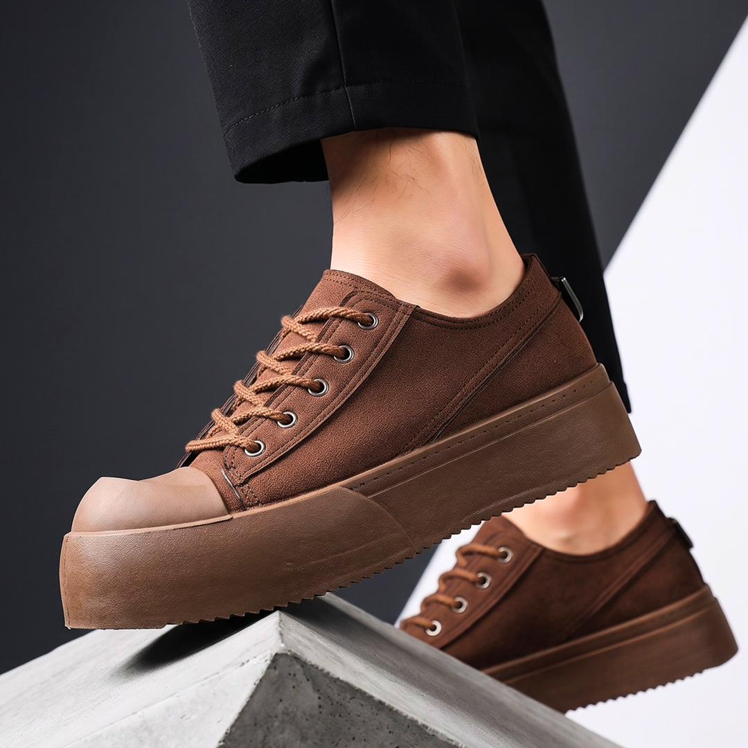 Easton Suede Platform Sneakers