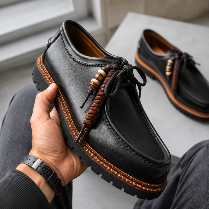 Marino Leather Lug Loafers