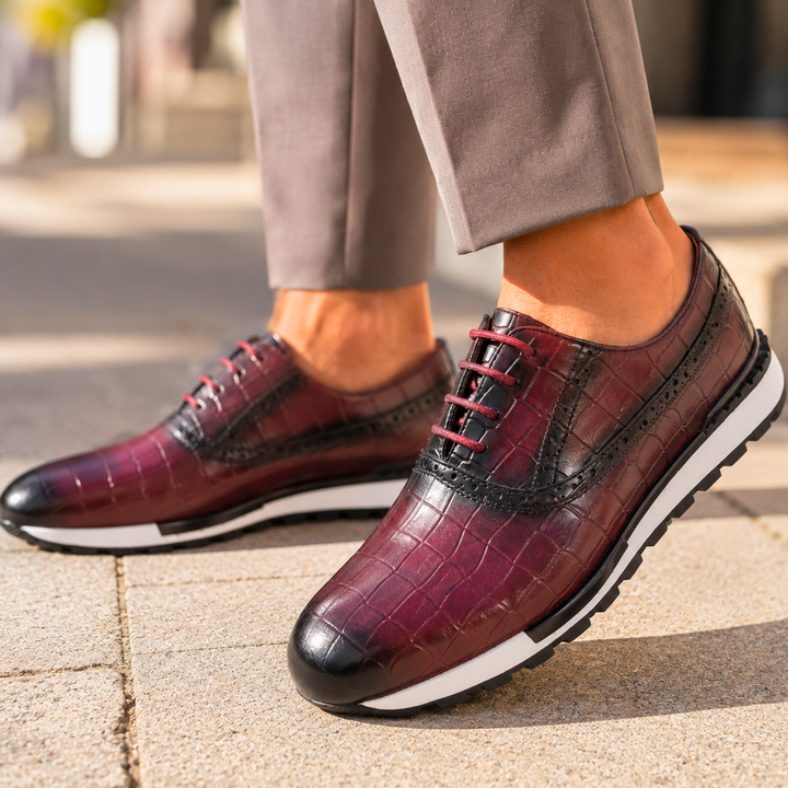 Parker Genuine Leather Dress Sneakers