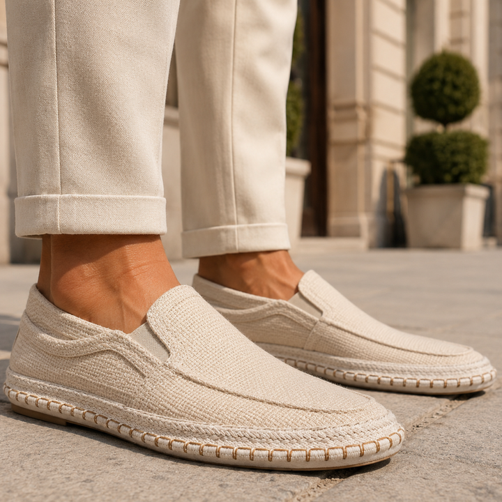 Riviera Woven Slip On Loafers