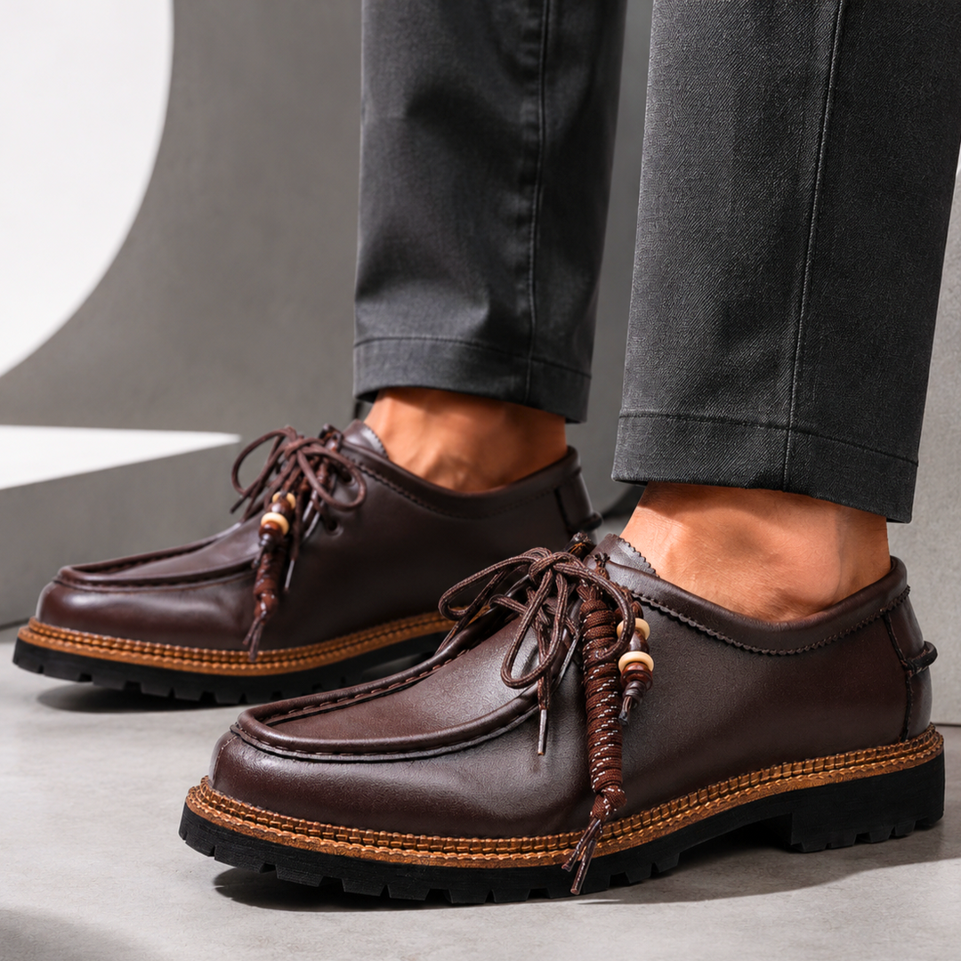 Marino Leather Lug Loafers