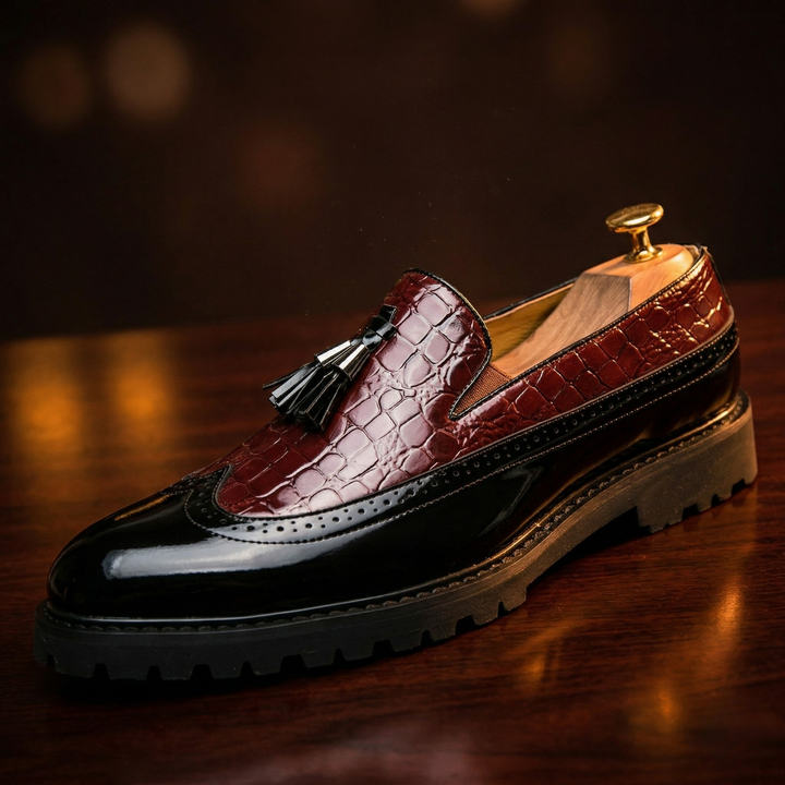Giovanni Rosso Leather Loafers