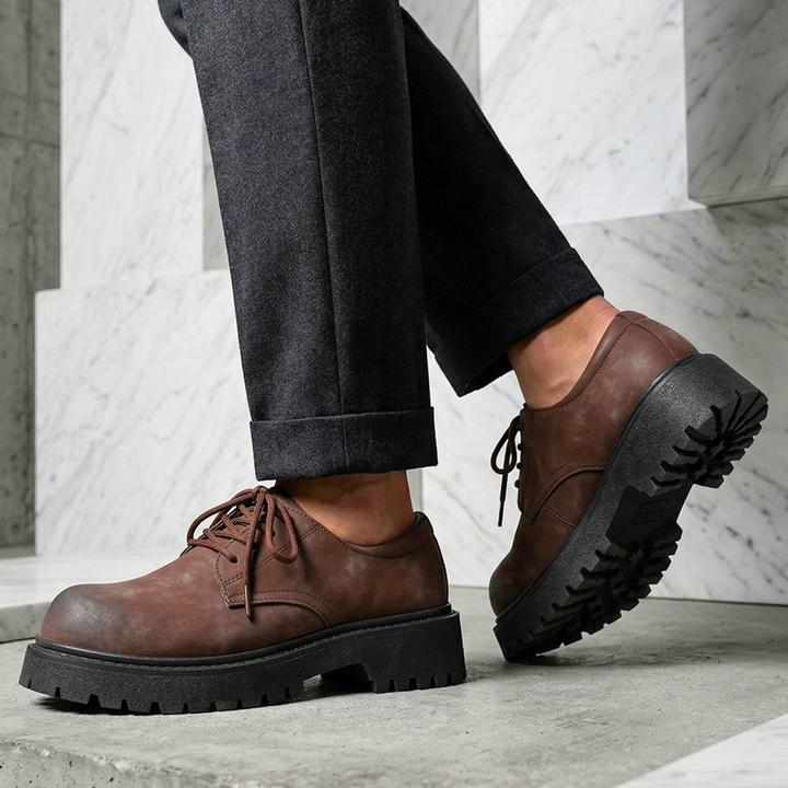 Benton Lug Sole Leather Derbies