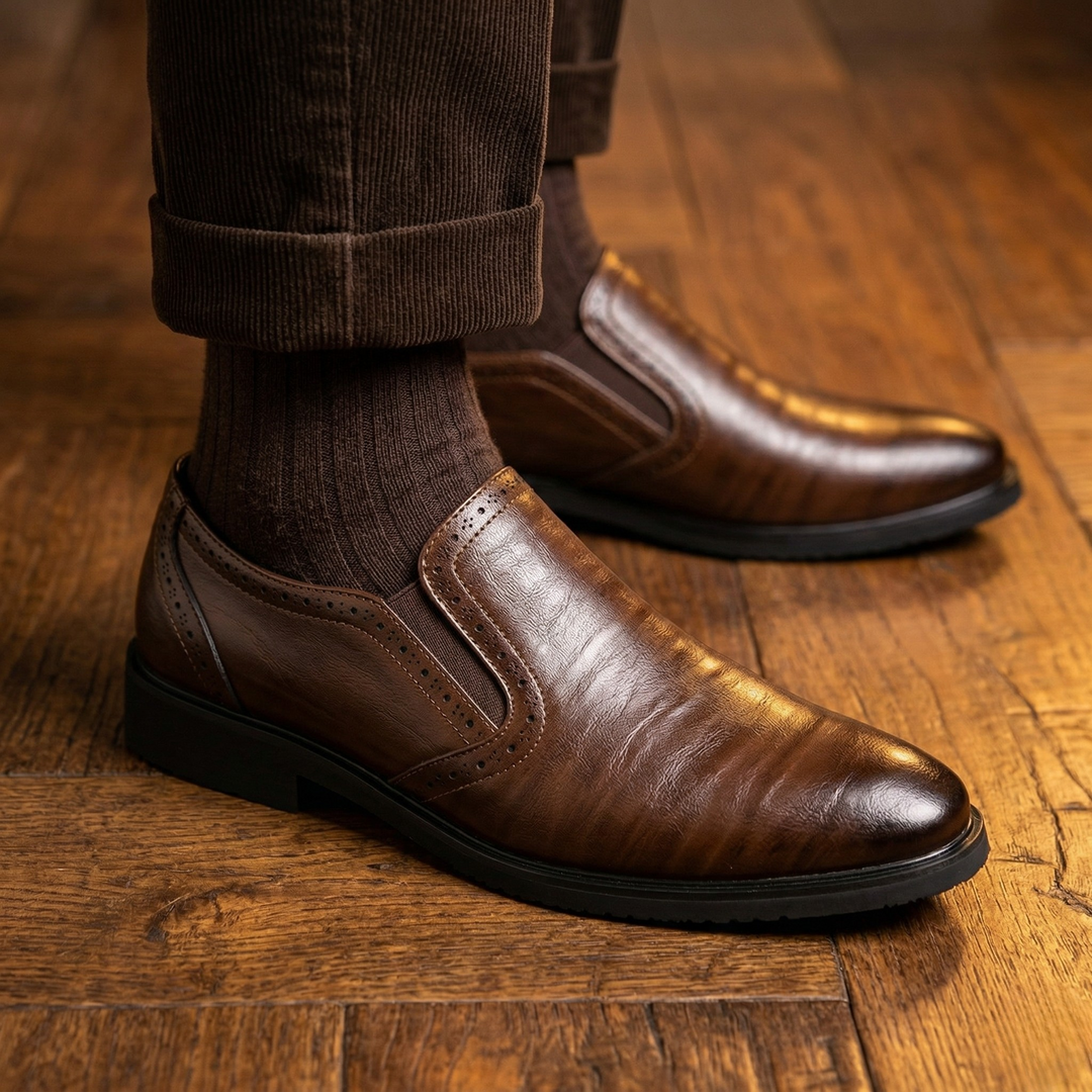 Giovanni Lucente Leather Loafers