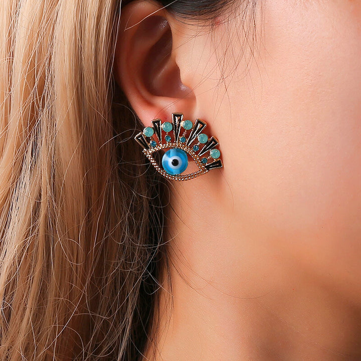 Celeste Evil Eye Earrings
