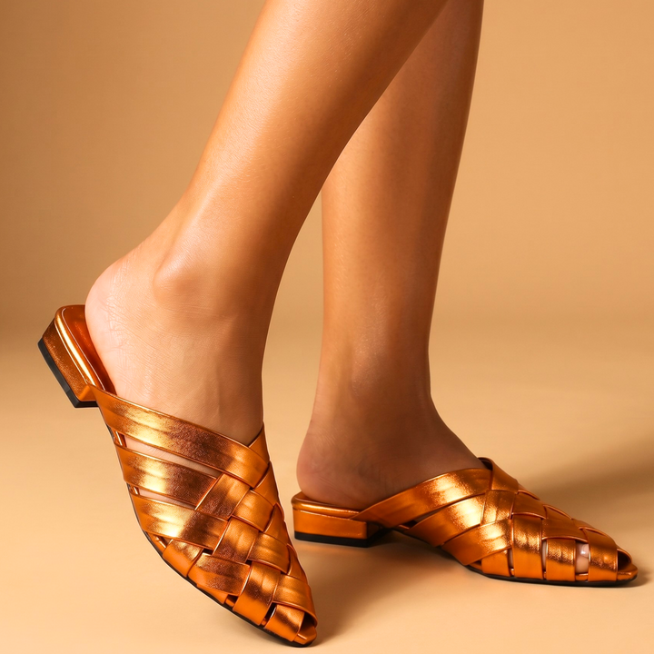 Vittoria Harper Woven Mules