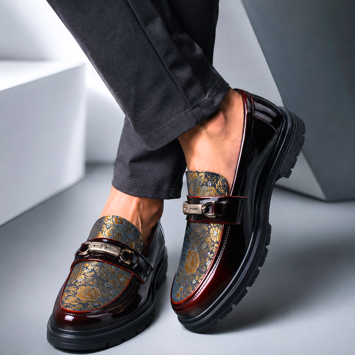 Maddox Retro Leather Derbies