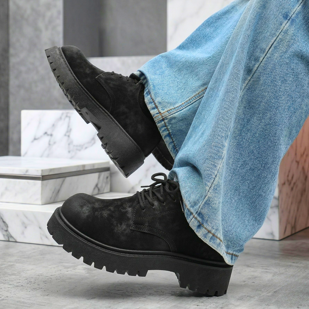 Benton Lug Sole Leather Derbies