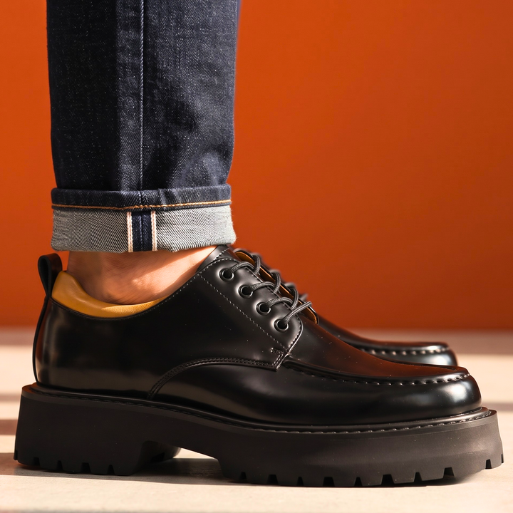 Lennox Metallic Lug Derbies